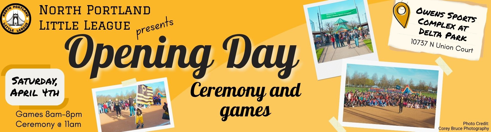 April 4th at Delta Park